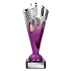 Rodeo Legend Purple & Silver Trophy 185mm