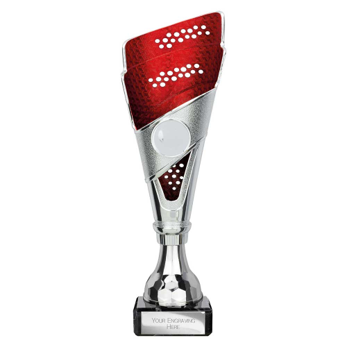 Predator Red & Silver Trophy 230mm