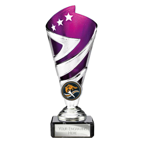 Hurricane Purple & Silver Trophy 170mm Hurricane Purple & Silver Trophy 170mm
