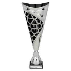 Vivid Black & Silver Trophy 320mm