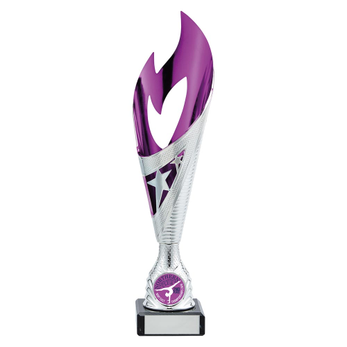 Inferno Star Purple & Silver Trophy 265mm