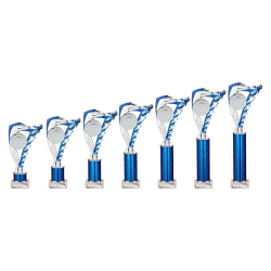 Frenzy Blue & Silver Tube Trophy Frenzy Blue & Silver Tube Trophy