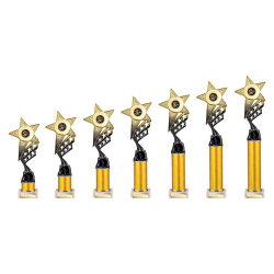 Innov8 Gold & Black Tube Trophy