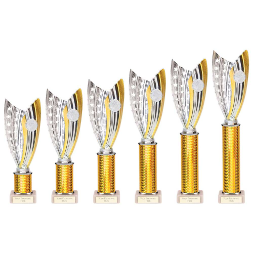 Glamstar Legend Gold & Silver Tube Trophy Glamstar Legend Gold & Silver Tube Trophy