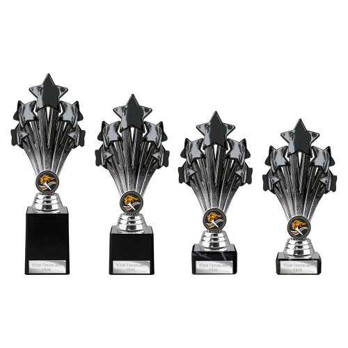 5 Star Black & Silver