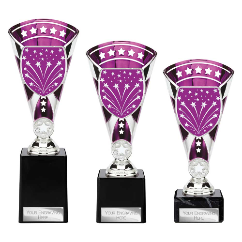 Cobra Star Legend Purple & Silver Trophy