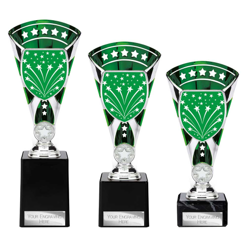 Cobra Star Legend Green & Silver Trophy 210mm Cobra Star Legend Green & Silver Trophy 210mm