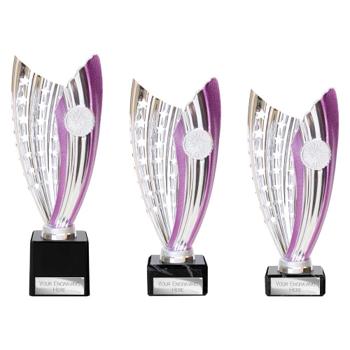 Glamstar Legend Purple & Silver Trophy